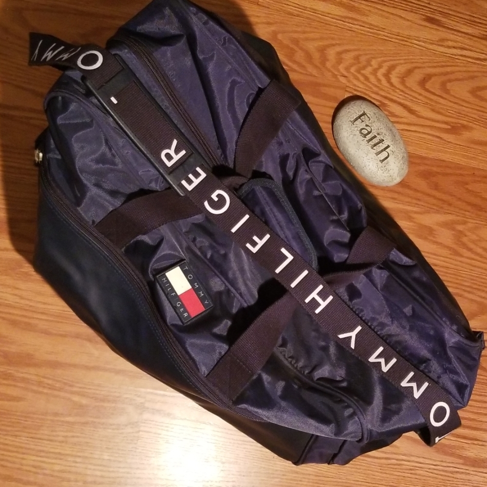 Vintage 1990s Tommy Hilfiger duffel‎ bag
